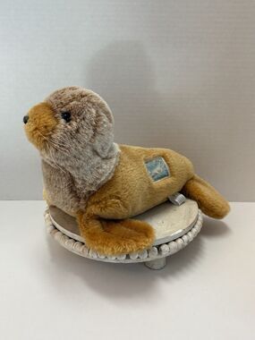 USPS Plush Collectible 2005 Northern Sea Lion W/ 1990 Stamp Applique Stuffed Toy